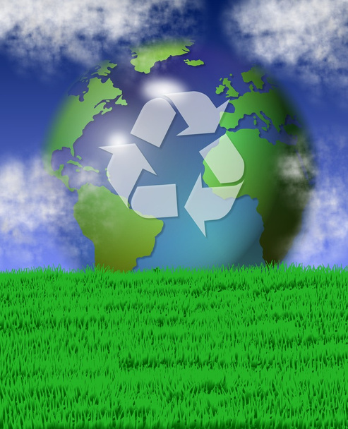 Recycling von Erde - Foto, Bild