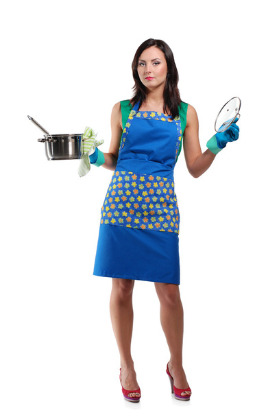 Glamour housewife at work - Photo, Image