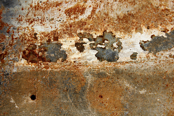 Fondo de chapa oxidada. Fondo metálico oxidado con óxido s
 - Foto, imagen