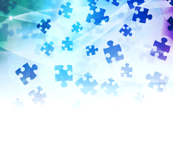 Sfondo astratto blu Puzzle
 - Foto, immagini