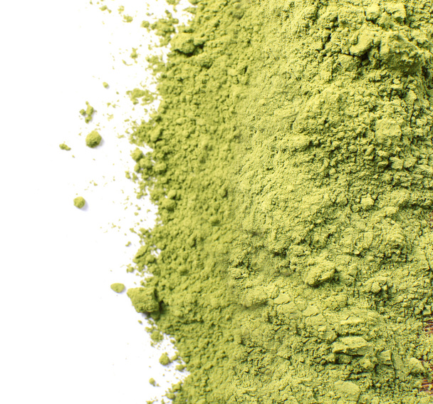 Powdered matcha green tea   - Фото, изображение