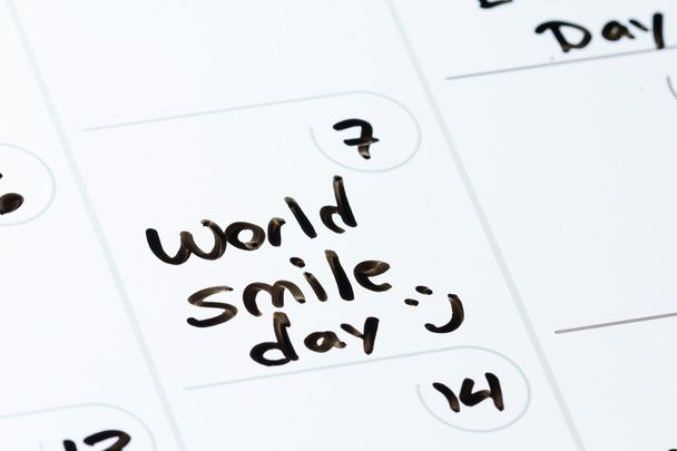 Werelddag van de glimlach  - Foto, afbeelding
