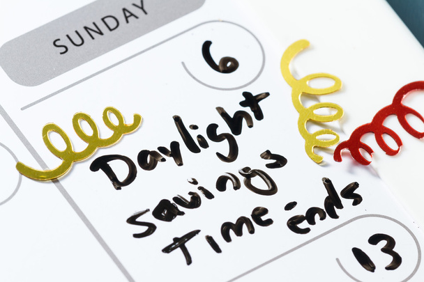 daylight savings time -ends - Photo, Image