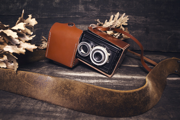 Vintage photo camera - Φωτογραφία, εικόνα