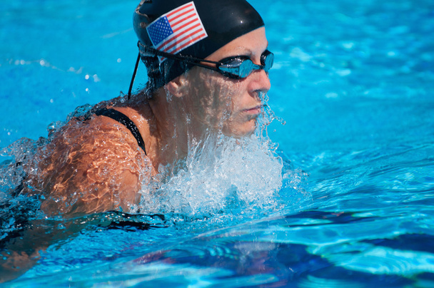 Amerikkalainen rintauinti uimari
 - Valokuva, kuva