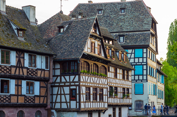 Квартал Petite France весной в Страсбурге
 - Фото, изображение