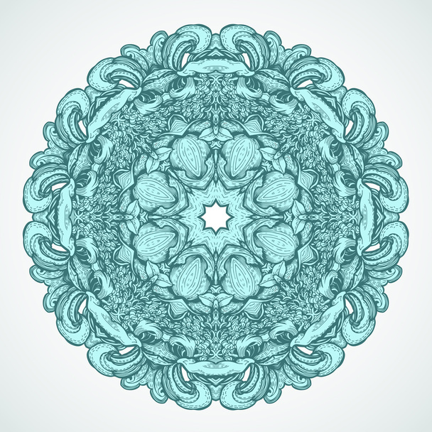 Abstract round ornamental composition - Vector, imagen