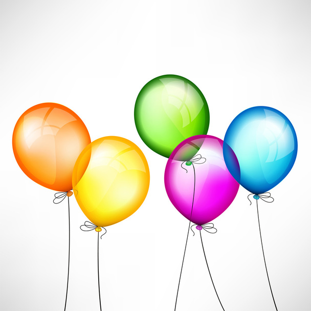 Color balloons - Vector, imagen