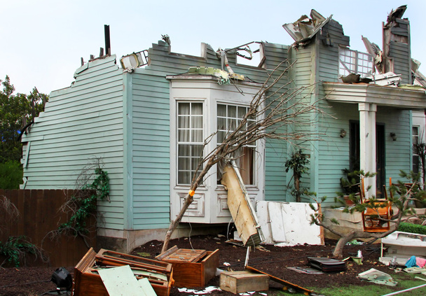 House damaged by disaster - Photo, Image
