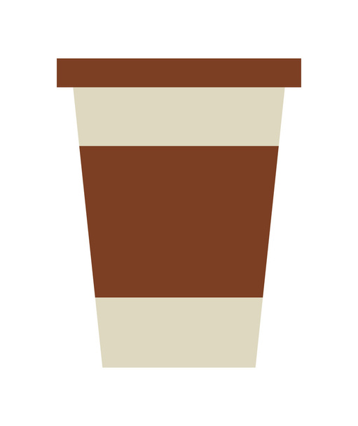 Kawa napój ikona designu - Wektor, obraz