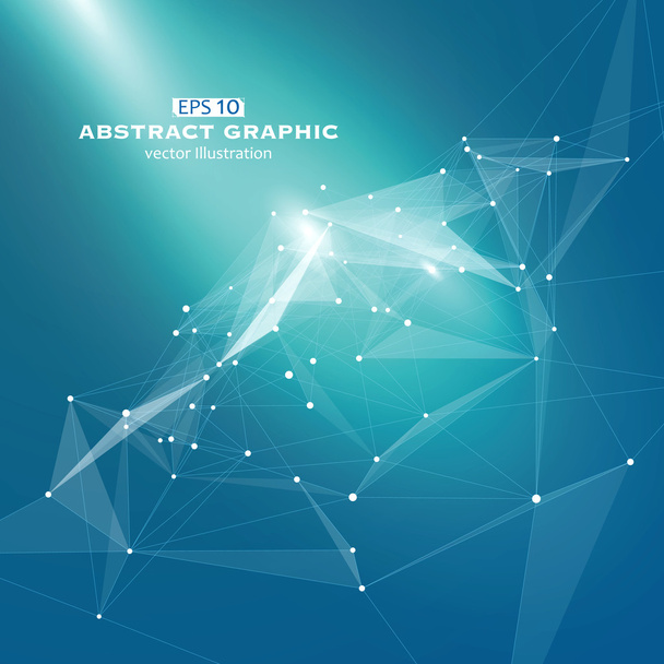 Dot, line and surface consisting of abstract graphics. - Vector, Image