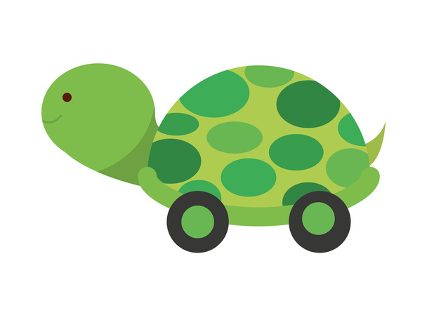 Baby toy turtle  - Vector, Image