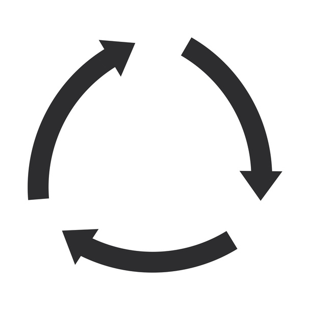 flecha circular icono
 - Vector, Imagen