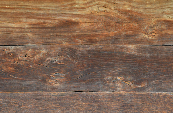 Old brown vintage wooden texture background - Photo, Image