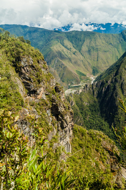 Rocky mountains near Machu Picchu ruins - Фото, изображение
