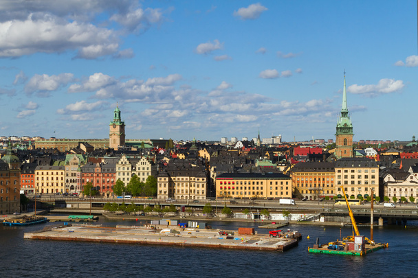 Zona centro de Estocolmo
 - Foto, Imagem