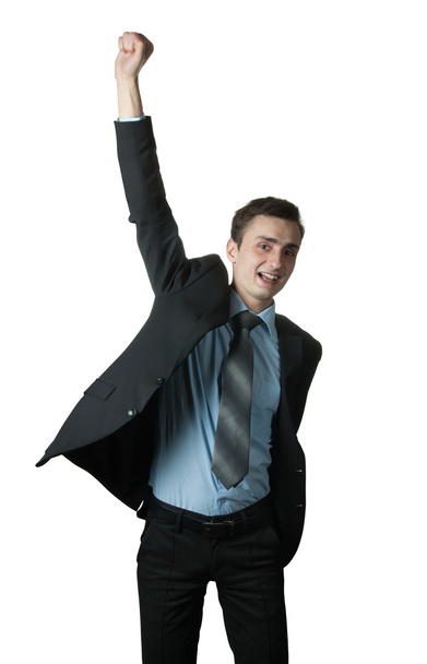 Excited young man celebrating success - Zdjęcie, obraz