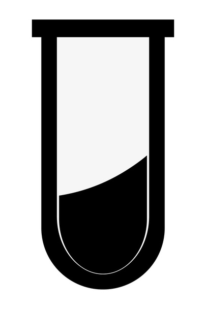 Reagenzglas mit Blutsymbol - Vektor, Bild