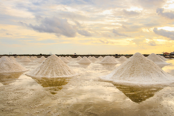  Paisaje de una granja de sal
 - Foto, Imagen