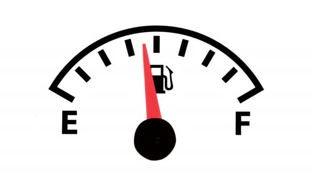Fuel tank gauge - Footage, Video