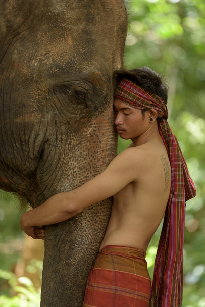 Любов між людиною і слоном
 - Фото, зображення