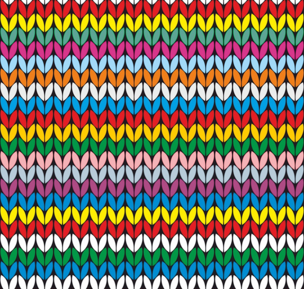 Seamless background with knitted fabric.  - Vector, Image