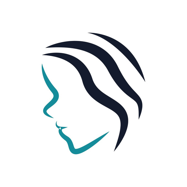 Logo Beauty And spa Face woman - Vector, Imagen