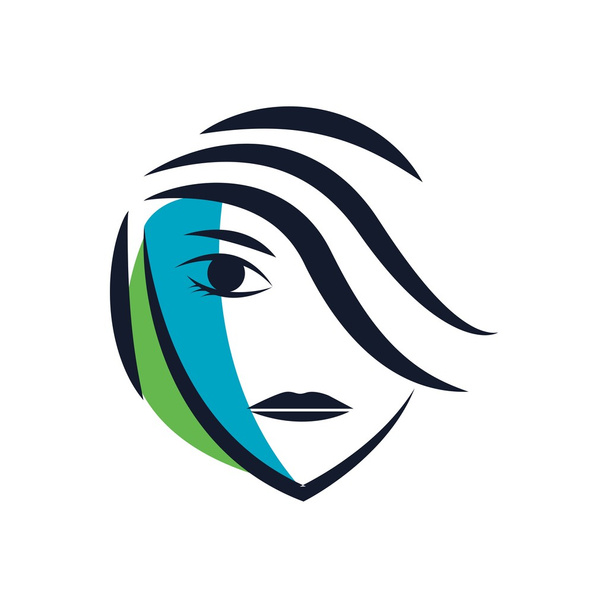 Logo Beauty And spa Face woman - Διάνυσμα, εικόνα