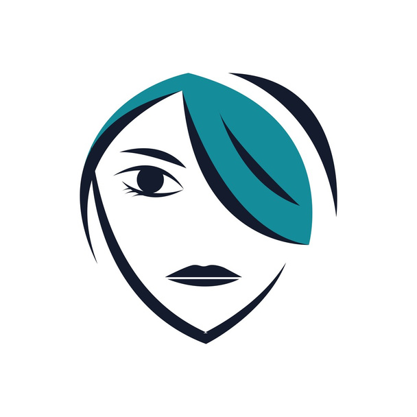 Logo Beauty And spa Face woman - Vector, Imagen