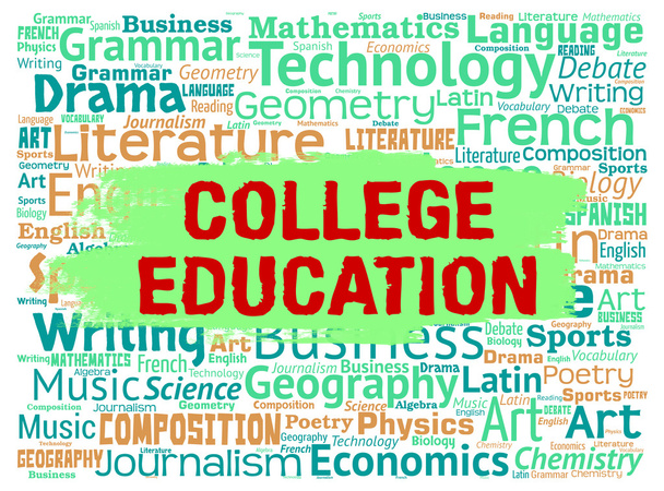 Образование в колледже указывает на обучение и курсы
 - Фото, изображение