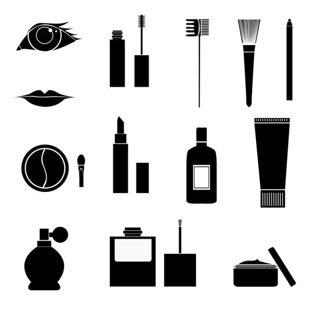 Makeup icons - Vektori, kuva