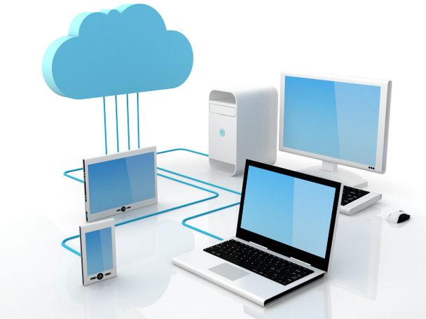 Concetto di cloud computing - Foto, immagini