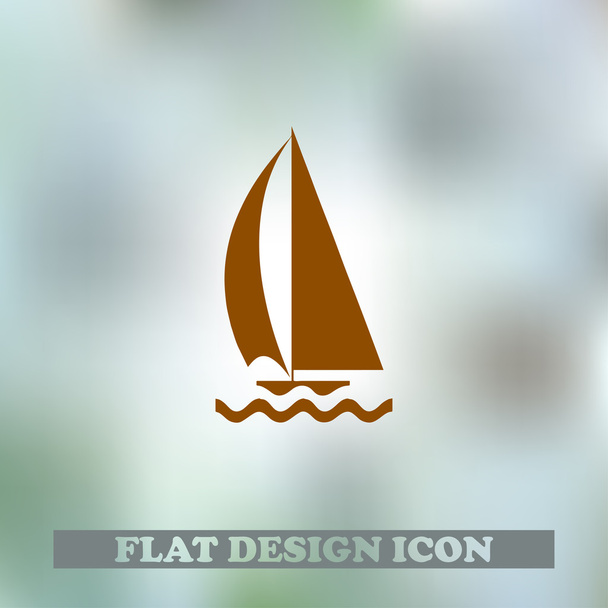 Лодка Icon Eps
 - Вектор,изображение