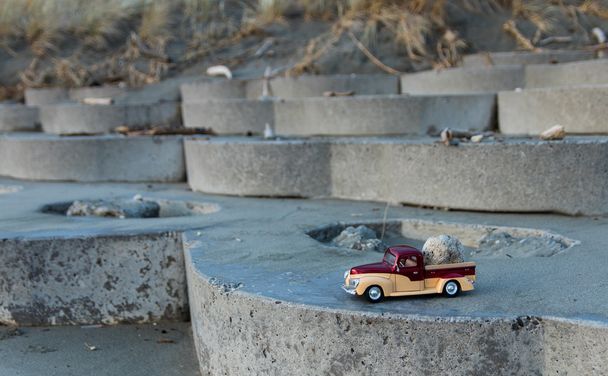 Model Truck plaży kroki - Zdjęcie, obraz