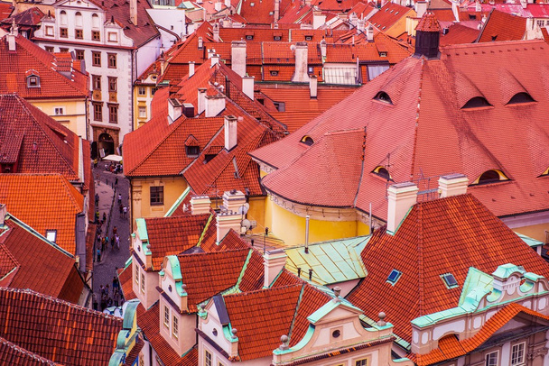 Prága-Csehország építészet - Fotó, kép