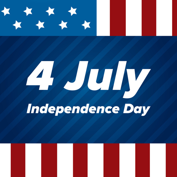 USA a függetlenség napja bannerek - Vektor, kép