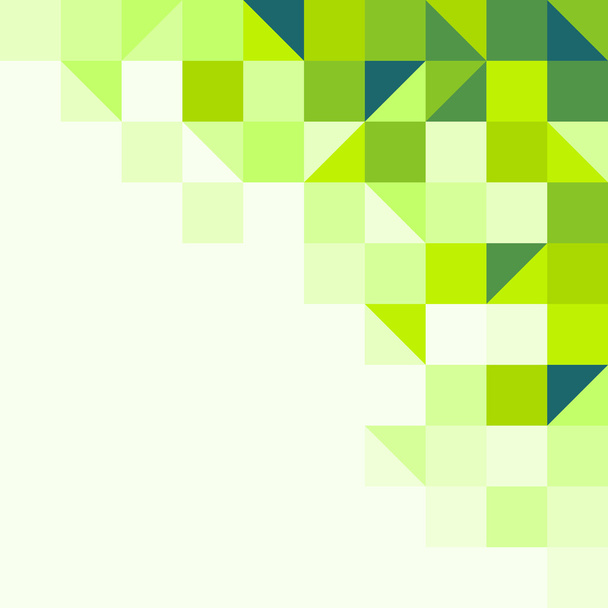 Green geometric background - Вектор,изображение