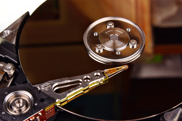 Close up hard disk - Photo, Image