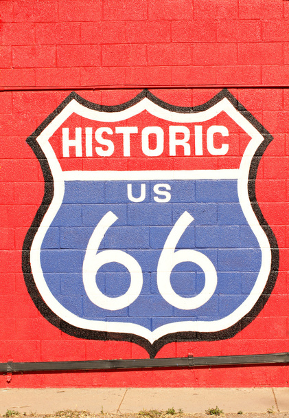 symbol historické route 66 - Fotografie, Obrázek