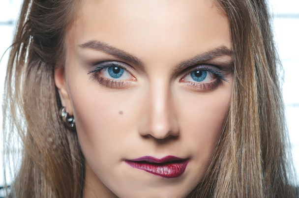 Young model with makeup - Fotoğraf, Görsel