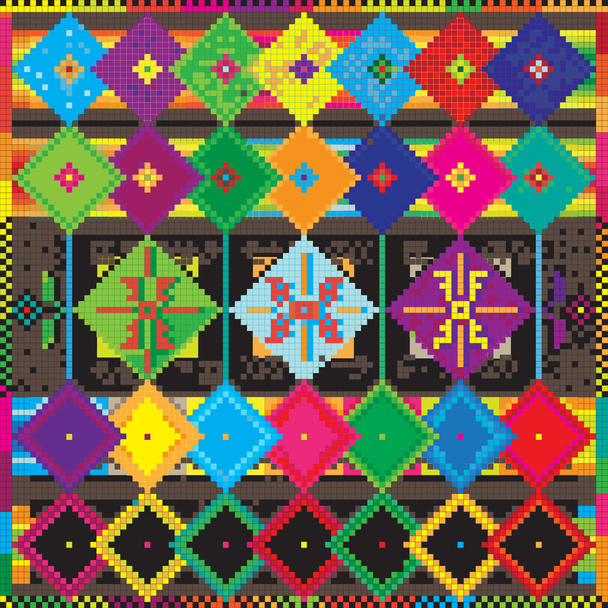 Ethno tapijt - Foto, afbeelding