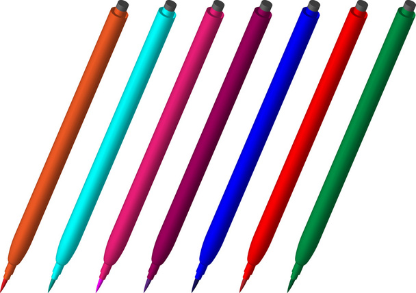 Color de pluma
 - Vector, imagen