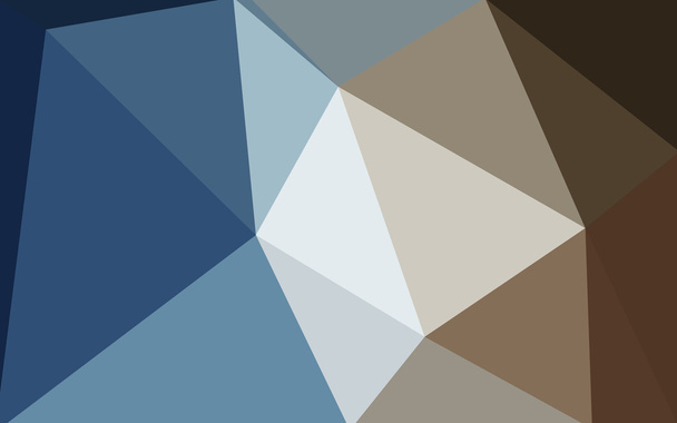 Multicolor niebieski, żółty, pomarańczowy projekt wielokątne wzór, który składa się z trójkątów i gradientu w stylu origami. - Wektor, obraz
