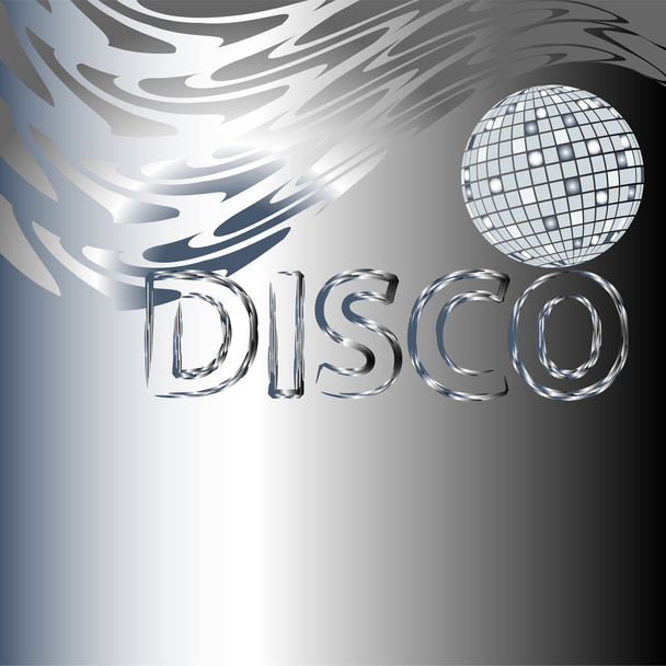 Disco background - Vector, imagen