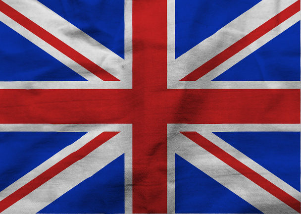 vlag van Groot-Brittannië geïllustreerd - Foto, afbeelding
