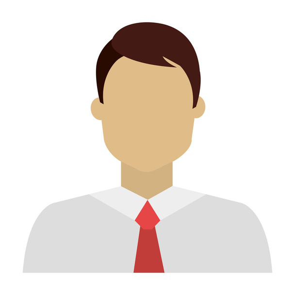 avatar business man, vector graphic - Vector, Image