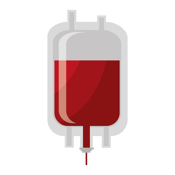 Дизайн теми донорства крові, ізольована піктограма
. - Вектор, зображення