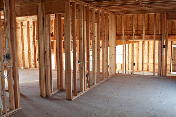 New Construction Framing Interior - Photo, Image