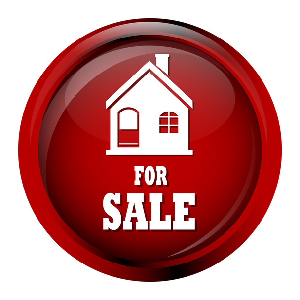 Home for sale icon - Vector, Image