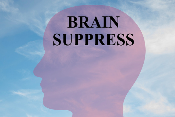 Brain Suppress concept - Photo, Image